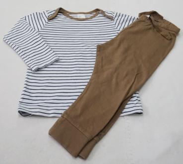 Langarmshirt mit Sweathose Gr. 86 von H&M (1373)